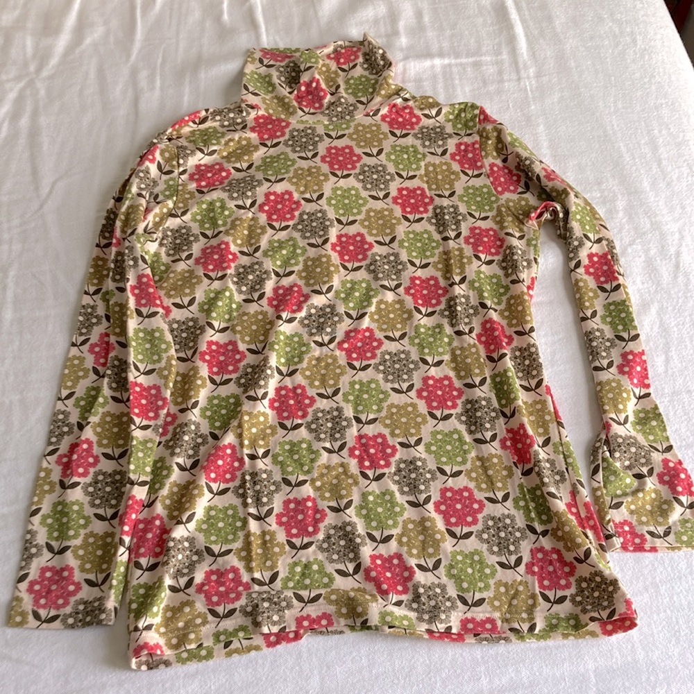 uniqlo x orla kiely heattech turtleneck